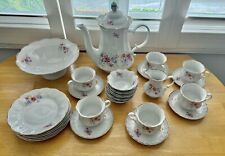 Porcelain Tea Set From Ukraine For 6 People (27 Pcs) picture