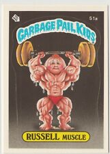 Garbage Pail Kids GPK Russell Muscle Glossy Back One Star 1985 OS2 picture