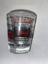 Vintage Shot Glass Illinois Land of Lincoln picture