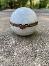 Limoges France Rochard Tennis Ball with Tennis Racket Clasp picture