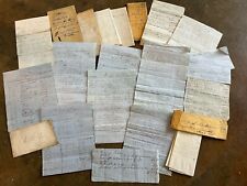 Lot of 1850’s-1860’s Handwritten  Receipts & Related Pittsburgh Pennsylvania picture