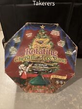 VTG EZ Rotating Christmas Tree Stand Rotates Spins 360 2 light outlets 23