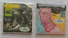 2)Viewmaster Reel Packets, A 309/A 168, Yellowstone, No. California, Good Color picture