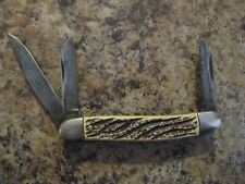 VINTAGE COLONIAL - PROVIDENCE R.I. USA - 3 BLADE POCKET KNIFE - EXCELLENT picture
