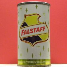 Falstaff Beer Vintage Flat Top Air Filled Can Omaha Nebraska K70 High Grade H/G picture