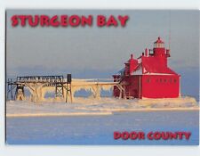 Postcard North Pierhead Light, Sturgeon Bay, Wisconsin picture