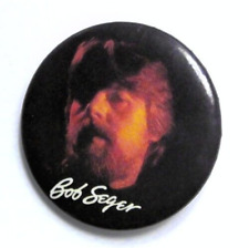 Authentic BOB SEGER Pinback Vintage 1982 Pin Licensed Button 1.25