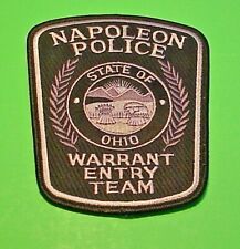 NAPOLEON  OHIO  OH  WARREANT ENTRY TEAM  4 3/4