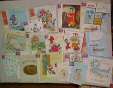 late 1950s/early 1960s Greeting Cards in their original postal mailed envelopes picture