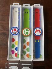 Set Of 3, Super Nintendo World  MARIO, TOAD, & YOSHI Power-up Band From USJ picture