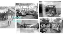 LOT 1940s - 50s Africa Boats People Huts Trucks Old Photos Vintage NEGATIVES picture