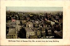 Vintage Postcard Aerial View of Kansas City Missouri MO from Long Building  X700 picture
