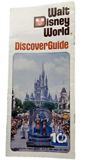 RARE Vintage WALT DISNEY WORLD Discover Guide Book 1981/1982 TENCENNIAL 10 YEARS picture