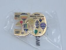 2001 Albuquerque Invitational HOT Air Balloon Fiesta Lapel Backpack Pin picture
