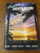Highlights of Greater Miami 1954 Vacation Advertisement Booklet Coral Gables picture