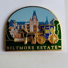 Very Rare Pin SLIDING Carraige Biltmore Estate Scenic Travel Souvenir Lapel Pin picture
