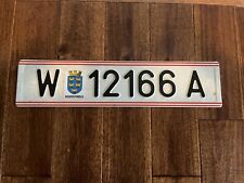 Austria Niederosterreich License Plate - W 12166 A picture