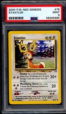 PSA 9 Stantler 2000 Pokemon Card 76/111 Neo Genesis picture