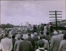 LG867 1955 Orig Bob East Photo FEC FREIGHT ROARS BY National Anthem Performance picture