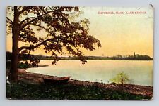 Haverhill MA- Massachusetts, Lake Kenoza, Antique, Vintage Souvenir Postcard picture