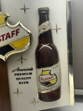 Falstaff Beer Sign With Bottle - Vintage 1960’s picture
