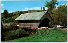 Postcard - Covered Bridge at Lyndon, Vermont, USA picture