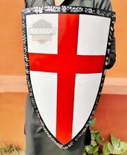 Knight Templar Heater Steel Medieval Shield of Richar Lion Heart Coseplay picture