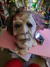 Rob Zombie H2 Michael Myers Halloween Vintage Paper Magic Mask NWT Brown Hair picture