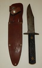 Vintage Colonial Fixed Blade Knife in Sheath picture