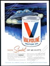 1960 future bubble top car twilight art Valvoline motor oil vintage print ad picture
