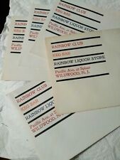 5 Lot Rare Vtg 1960 1960s Rainbow Club Room Wildwood NJ Unused Envelopes Chubby picture