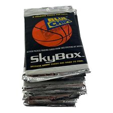 (22) 1994 SkyBox Blue Chips 8 Card Pack Lot picture