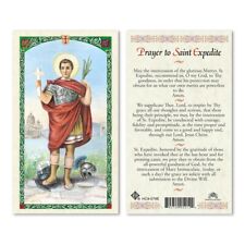 Prayer to Saint Expedite laminated prayer card picture
