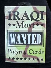 IRAQI Most Wanted Playing Cards Bicycle Commemorative Reproduction New & Sealed picture