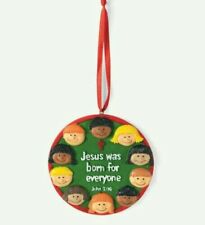 Jesus Was Born for Everyone Christmas Around the World Christmas Tree Ornament picture