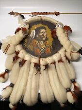 Native American Authentic Vintage 1989 Painting Dreamcatcher with arrow handmade picture