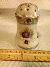 Antique Japan hand painted porcelain salt mufineer spice shaker 1910 picture