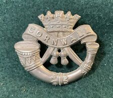 Cornwall Regiment Cap Badge Pewter T54 picture
