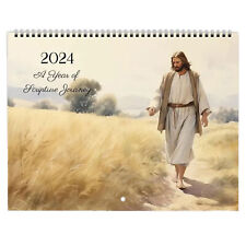  2024 Christian Faith Jesus Inspirational Monthly Wall Calendar, 11X 8 Inch picture