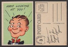 1957 Topps Goofy Series Postcard - #3 Funny Face picture