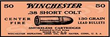 Winchester .38 Short Colt Cartridges Metal Sign 6