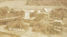 Postcard Real Photo Aerial View of Waterville Pennsylvania 1908 picture