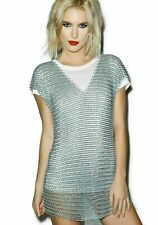 DGH® ALUMINIUM CHAINMAIL SHIRT BUTTED ALUMINUM CHAIN MAIL HAUBERGEON FS picture
