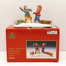 Lemax 1992 Snowball Fight Figurine  #23050, Retired  picture