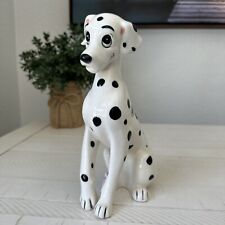 Disney Enesco Figure Perdita 101 Dalmations Dog Ceramic Vintage 1960's Tall 9” picture