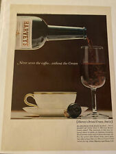 1963 Harvey's Bristol Cream Sherry Coffee Vintage Magazine Print Ad picture