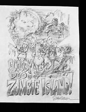 SCOOBY-DOO on ZOMBIE ISLAND Three Original Poster Roughs picture