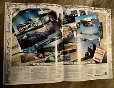 Vintage Ad BMW K75C Motorcycle Original Centerfold Ad  From Magazine picture