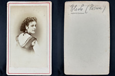 Rosine Bloch Vintage CDV Albumen Print.Rosine Bloch (June 4, 1842 in Paris - 1st picture