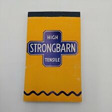 Vintage High Strongbarn Tensile memo Notepad UNUSED BURLINGTON IOWA  picture